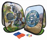 KicsiKocsiBolt 2 az 1-ben ügyességi játék Céldobó táskák labdák tépőzáras dinoszauruszok 11350