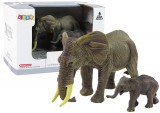 KicsiKocsiBolt 2 db elefántfigurából álló készlet Elefánt elefánttal a Világ állatai  sorozatból 12314