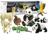 KicsiKocsiBolt Állatok figura készlet Papagáj Panda 12359