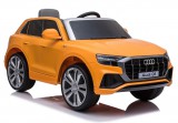 KicsiKocsiBolt Audi Q8 lakk narancs12V Elektromos kisautó 2.4GHz szülői távirányítóval, nyitható ajtóval, EVA kerekekkel 5504