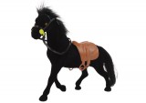 KicsiKocsiBolt Bársony ló fekete 13376