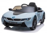 KicsiKocsiBolt BMW I8 Cupe 12V Elektromos kisautó nyitható ajtókkal,2,4Ghz szülői távirányítóval kék 5161