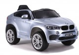 KicsiKocsiBolt BMW X6 lakkozott ezüst 12V Elektromos kisautó 3770