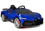 KicsiKocsiBolt Bugatti Divo 12V lakk kék elektromos kisautó nyitható ajtókkal ,szülői távirányítóval 4434