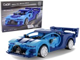 KicsiKocsiBolt CADA Építőkészlet Sport Auto Race Car kék R / C 325 darabos 12809