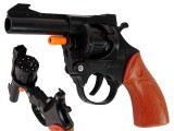 KicsiKocsiBolt Cap Pistol Revolver fekete 15158