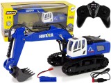 KicsiKocsiBolt Caterpillar Excavator Pilot R/C távirányítós fém alkatrészek kék 12237