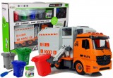 KicsiKocsiBolt DIY Garbage Truck Sorter Kit Hulladékválogató játék csavarhúzó hang fényhatások 7538