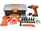 KicsiKocsiBolt DIY Kit szerszámos doboz akkumulátoros fúrógép 12591