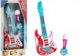KicsiKocsiBolt Elektromos gitár mikrofonnal pink 3362