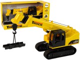 KicsiKocsiBolt Építőipari jármű lánctalpas daru sárga és fekete 15505