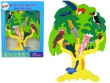 KicsiKocsiBolt Fa madarak papagájok DIY fa puzzle blokkok 10135