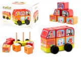 KicsiKocsiBolt Fa minibusz Happy Animals Sorter LM-10 13197 15548