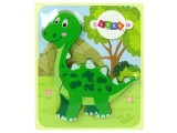 KicsiKocsiBolt Fa puzzle dinoszaurusz Isanosaurus zöld 10345