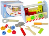 KicsiKocsiBolt Fa szerszámosláda gyerekeknek Csavarhúzó kalapács 13248