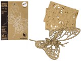 KicsiKocsiBolt Fából készült 3D-s pillangós térbeli puzzle, 22 elemből álló oktatási kombináció 16496