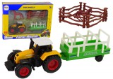 KicsiKocsiBolt Farm Set Traktor Utánfutó Ló 1:64 13292