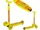 KicsiKocsiBolt Háromkerekű Balance roller világító kerekekkel, sárga 3187