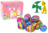 KicsiKocsiBolt Húsvéti játékcsomag Húsvéti tojásfigura dinoszaurusz 18 darab 13442