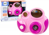 KicsiKocsiBolt Interaktív fényképezőgép a babának Fény- és hanghatásokkal rózsaszín 12065