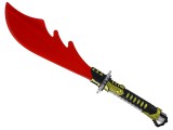 KicsiKocsiBolt Izzó vörös machete gyerekeknek elemmel működő harci fegyver 16677