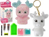 KicsiKocsiBolt Kreatív barkácskészlet Diamond Reindeer DIY Crystals Keychain 3D Pink 13046