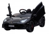 KicsiKocsiBolt Lamborghini Aventador  fekete 12V Elektromos kisautó 2.4GHz szülői távirányítóval, nyitható ajtóval, EVA kerekekkel 4120