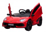 KicsiKocsiBolt Lamborghini Aventador piros 12V Elektromos kisautó 2.4GHz szülői távirányítóval, nyitható ajtóval, EVA kerekekkel  4121