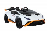 KicsiKocsiBolt Lamborghini STO DRIFT fehér elektromos kisautó 15523