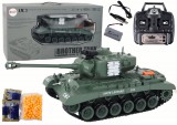 KicsiKocsiBolt Leopard RC tank távirányítós ágyú 1:18 szürke 16274