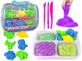 KicsiKocsiBolt Magic Kinetic Sand 3 pasztell színben + Dinosaurs formák 13519
