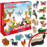 KicsiKocsiBolt Mágneskészlet Állatok 40 db MV 6032-41 12934