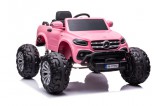 KicsiKocsiBolt Mercedes DK-MT950 4x4 Pink 12V Elektromos kisautó LCD kijelzővel ,nyitható ajtókkal,szülői távirányítóval9828