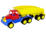 KicsiKocsiBolt Nagy autó pótkocsival 45 cm sárga 15096
