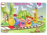KicsiKocsiBolt Oktatási Jolly Train Puzzle 120 darab 14178