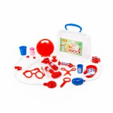 KicsiKocsiBolt Orvosi készlet tokban sztetoszkóp fecskendő kalapács 56559 6380