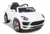 KicsiKocsiBolt Poisie 12V fehér elektromos kisautó,szülői távirányítóval,nyitható ajtókkal 2016
