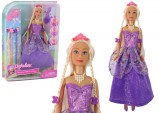 KicsiKocsiBolt Princess Doll Lila ruha szett zsinór meghosszabbítással 14772