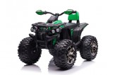 KicsiKocsiBolt QLS-3288 12V Elektromos Quad 4 darab 45W motorral ,2,4 GHz Szülői távirányítóval ,EVA kerekekkel  zöld 9053