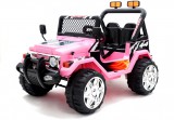 KicsiKocsiBolt Raptor pink 12V Elektromos terepjáró,2,4Ghz szülői távirányítóval, EVA gumi kerekekkel 2552
