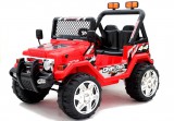 KicsiKocsiBolt Raptor piros 12V Elektromos terepjáró,2,4Ghz szülői távirányítóval, EVA gumi kerekekkel 2551