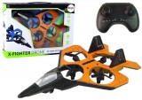KicsiKocsiBolt RC Drone Plane Orange Fighter távirányítós pilóta 16081