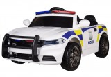 KicsiKocsiBolt Rendőrautó 12V Elektromos kisautó fehér színben 2,4GHz szülői távirányítóval, nyitható ajtókkal,EVA kerekekkel 3772