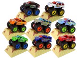 KicsiKocsiBolt Resorak Monster Truck Pull Back drive Gumi gumiabroncsok Fém karosszéria + Fejlődő rámpa 13299