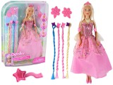 KicsiKocsiBolt Rózsaszín Lucy Princess baba hajkiegészítők 14776