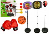 KicsiKocsiBolt Sportjáték szett 3in1, kosárlabda, darts, box 4880
