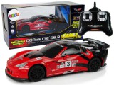 KicsiKocsiBolt Sportkocsi R/C 1:24 Corvette C6.R piros 2.4 G fények 9735
