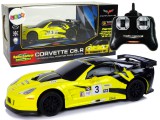 KicsiKocsiBolt Sportkocsi R/C 1:24 Corvette C6.R sárga 2.4 G 9734