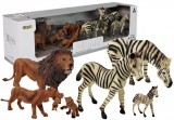 KicsiKocsiBolt Szafari készlet zebra oroszlán és kölykeik 7616