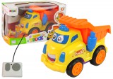 KicsiKocsiBolt Távirányítós billenő teherautó sárga kisgyermekek számára 12761